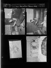 Newcomers party; Man on river bank; Jamie Smith (4 Negatives) (May 16, 1957) [Sleeve 37, Folder a, Box 12]
